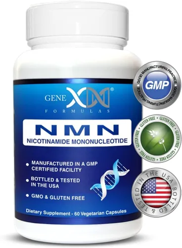 Vista 10 de GENEX Formulas Suplementos NMN de mononucleótidos de nicotinamida (paquete de 4) – Cápsulas de suplemento NMN estabilizadas en estante 99% puro