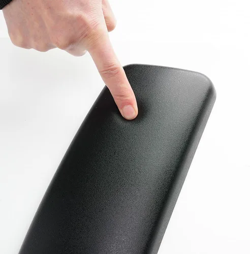 Vista 2 de MingYi.office Almohadillas de repuesto para silla de oficina Haworth Zody, 1 par, color negro/gris (negro)