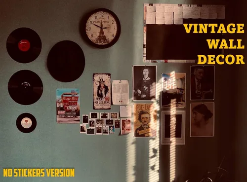 Vista 5 de MINI ZOZI Discos de vinilo en blanco de 12 pulgadas falsos 10 piezas de decoración del hogar en la pared, dormitorio, sala de estar, estudio