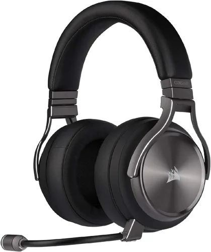 Corsair CA-9011180-NA Virtuoso RGB - Auriculares inalámbricos para juegos - Sonido envolvente 7.1 de alta fidelidad con micrófono de calidad de
