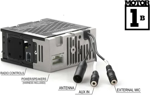 Vista 2 de RetroSound RetroRadio AM FM Stereo 37-73 Negro Compatible con Jeep CJ7 1976-86