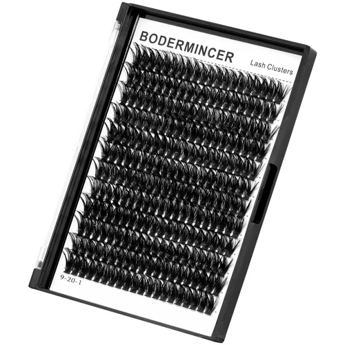 Vista 28 de Bodermincer 7D/10D/20D/30D/40D/50D/60D/80D/100D Rizo D, 240 unidades, extensiones de pestañas postizas, individuales y en racimo, pestañas falsas