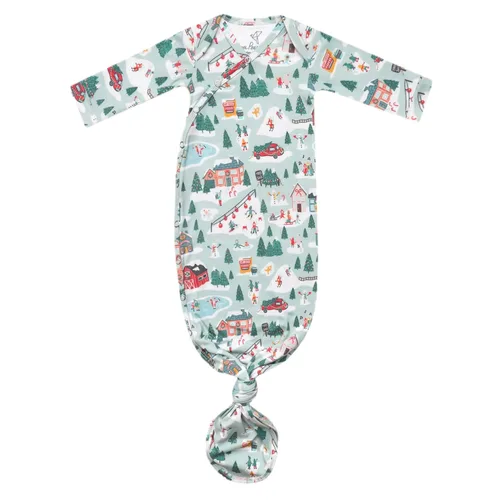 Vista 7 de Copper Pearl Nicholas Vestido anudado recién nacido