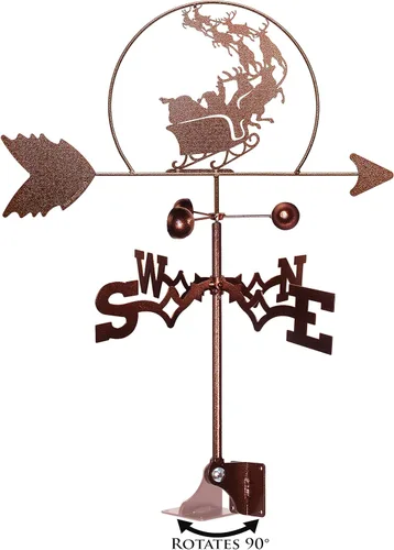 Vista 2 de SWEN Products Veleta de Santa y Reneno (montaje ajustable incluido)