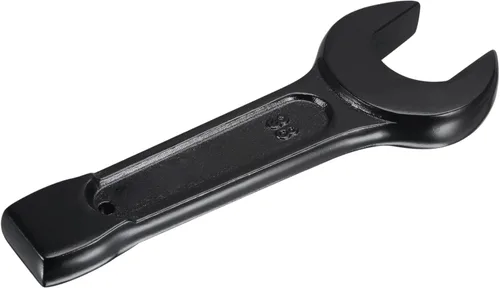 Vista 4 de uxcell Llave de golpe de extremo abierto de 1.496 in, herramienta de mano de llave de cabeza única de acero de alta resistencia