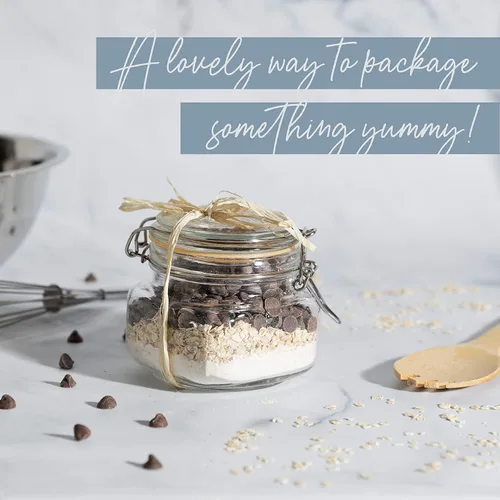 Vista 6 de Galashield Tarros de vidrio con tapas, tarros de almacenamiento de alimentos de 16 onzas con tapas herméticas a prueba de fugas, tarros de cocina