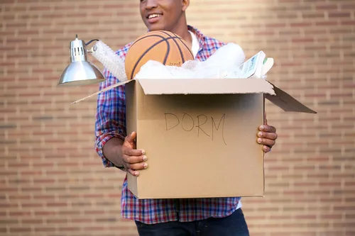 Vista 6 de Caja corrugada para guardarropa Duck Brand, 2844853, de 24 x 24 x 34 pulgadas (largo x ancho x alto), Marrón