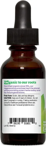 Vista 3 de Oregon's Wild Harvest Elixir de cardo mariano suplemento orgánico de hierbas bajo en alcohol, 1 onza líquida