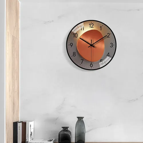 Vista 5 de Wall Clock, 8 Inch Silent Non Ticking Modern Wall Clock, Clear and Easy to Read for Living Room Meeting Rooms Bedroom Kitchen Office Decor