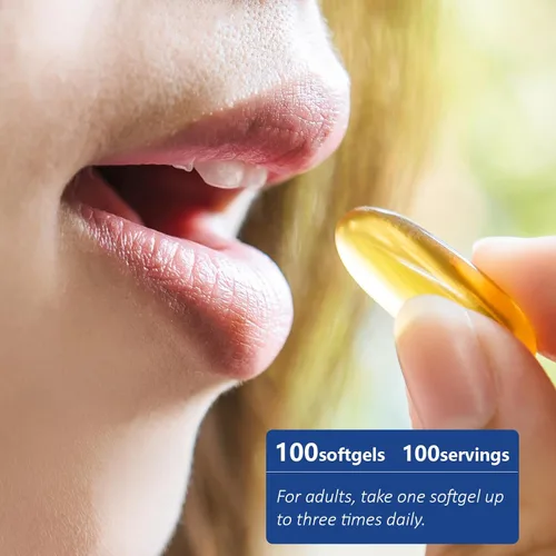 Vista 7 de Aceite de pescado Omega 3 1000 mg Softgels, suplemento de ácidos grasos Omega 3 con EPA y DHA, suplementos de aceite de pescado Omega 3