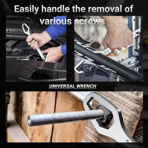 Vista 3 de MOTEERLLU Juego de llaves Torx universales de 0.315-0.866 in, herramientas de llave ajustable autoapretables de doble extremo (2 piezas)