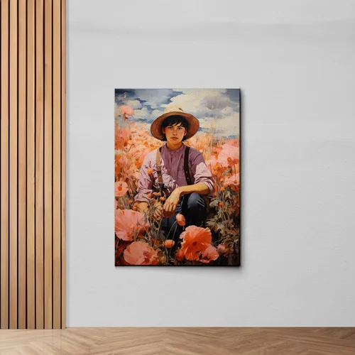 Vista 4 de Provence Blooms, Acrylic Iris Prints, Captivating Canvas Wall Art Celebrating the Beauty of Flowers, Canvas Prints, Wall Decor