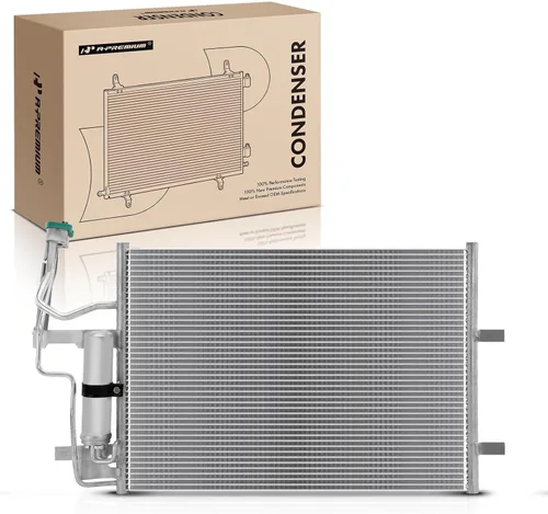 A-Premium Aire acondicionado Condensador A/C Compatible con Mazda 3 2004-2009 2.0L 2.3L, 5 2006-2010 2.3L