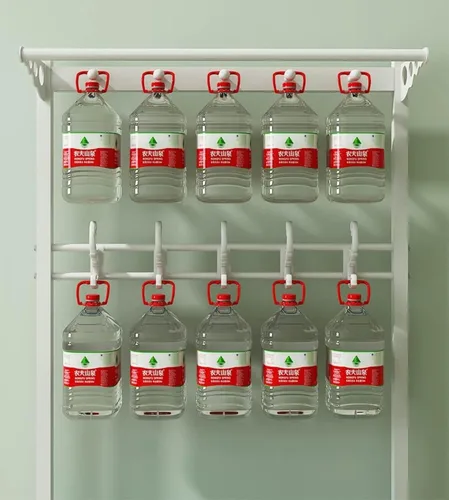 Vista 5 de Perforación para ropa, Perchero, Perchero, Zapatero, Entrada, Almacenamiento, Diseño 4 en 1, Con Ganchos Colgantes, Muebles de acento industrial