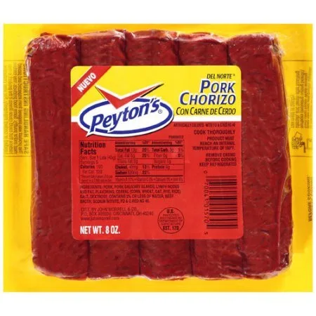 Peyton's Chorizo de cerdo 8 Oz (paquete de 6)