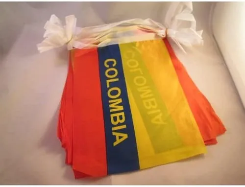 Vista 341 de Guatemala 19.7 ft BUNTING Flag 20 banderas 9'' x 6'' - Banderas de cuerda guatemalteca 5.9 x 8.3 in - AZ FLAG