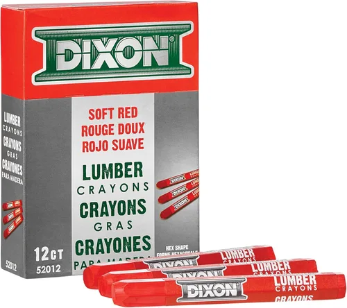 Vista 6 de Dixon Crayones de Madera, Negro Carbón, 12/Caja (49400)