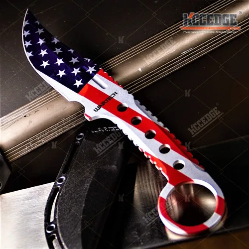 Vista 4 de Cuchillo táctico, cuchillo de caza, cuchillo de supervivencia, cuchillo de hoja fija de espiga completa, estilo Kydex, navaja de afeitar, accesorios