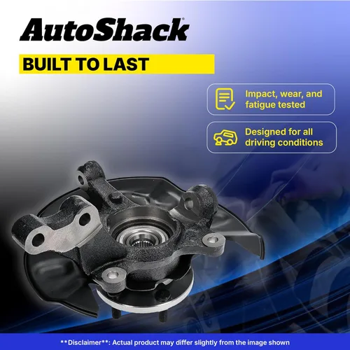 Vista 4 de AutoShack - Conjunto de cubo de dirección delantera y cojinete de rueda de repuesto izquierdo para Ford Escape 2005-2012 Mercury Mariner 2008-2011