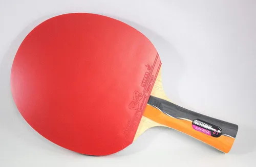 Vista 2 de Butterfly Nakama S-1 - Raqueta de tenis de mesa – Pala de ping pong Butterfly profesional aprobada por la ITTF – Goma Sriver – Paddle de ping pong