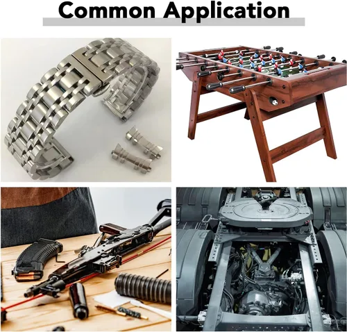Vista 7 de Juego de 28 piezas de punzón y cincel, cónico, frío, alfiler, punzón central incluido