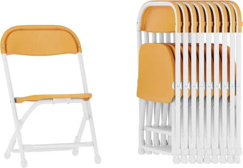 Vista 28 de Flash Furniture Paquete de 2 sillas plegables de plástico blanco para niños