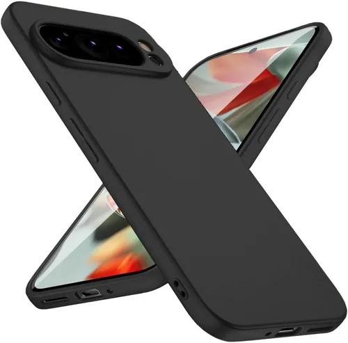Vista 26 de X-level - Funda para Google Pixel 6a, ajuste delgado, color negro