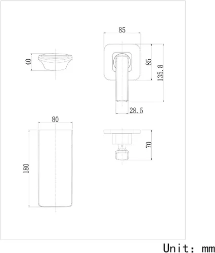 Vista 47 de RANDOM Bathroom Sink Faucet Brushed Gold or Matte Black Bathroom Faucet Single Hole or 3 Holes SUS 304 Stainless Steel Modern Vanity Faucet with Pop