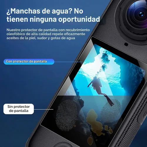 Vista 5 de STARTRC VCR Protector de pantalla de vidrio templado 9H para Insta360 X4
