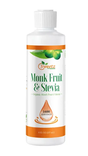 Vista 12 de Monk Fruit & Stevia - Gotas edulcorantes líquidas – Edulcorantes naturales y alternativas de azúcar – Mezcla deliciosa sin regusto amargo – Extracto