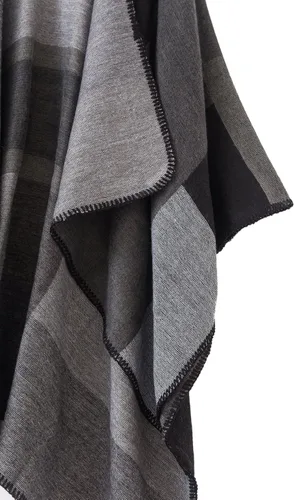 Vista 173 de Urban CoCo Poncho de colores para mujer, chal con frente abierto, color en bloques