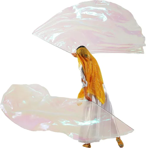 Vista 13 de MUNAFIE Banderas de Alabanza y Adoración para Danza de Iglesia, Banderas Negras