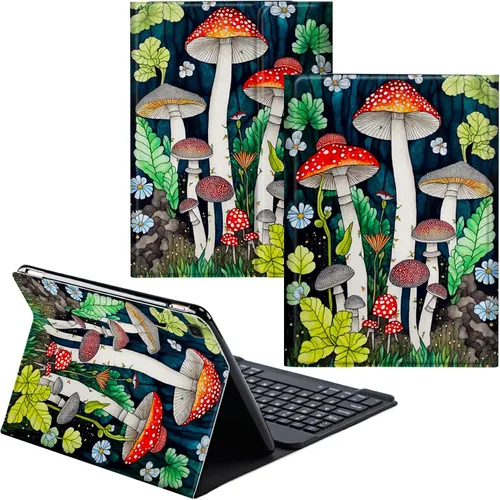 Vista 72 de Funda para Samsung Galaxy Tab S6 Lite 2022/2020 Teclado inalámbrico desmontable y cubierta de cuero PU Funda protectora para Samsung Galaxy Tab S6