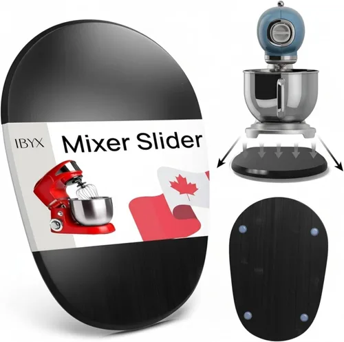 Vista 15 de Ibyx Elegante bandeja deslizante, compatible con batidoras KitchenAid de 4.5 cuartos de galón y otros electrodomésticos pesados (negro)