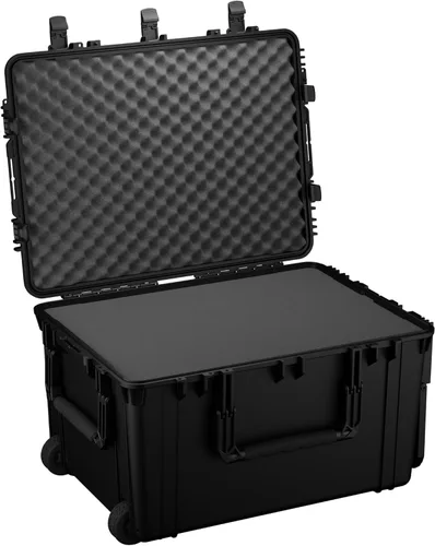 Condition 1 Estuche Rígido Rodante Grande de 33", Modelo 2152, Caja de Almacenamiento con Cerradura, Estuche de Plástico Impermeable IP67 Equipaje