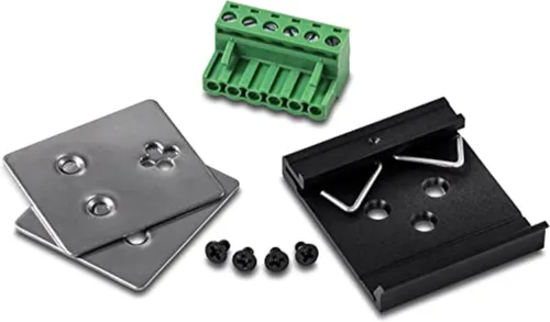 Vista 17 de TRENDnet Interruptor de riel DIN Gigabit PoE+ industrial endurecido de 16 puertos; TI-PG162; 14 puertos Gigabit; 2 x ranuras SFP Gigabit; 32Gbps