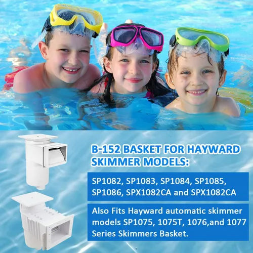 Vista 5 de B-152 Cesta De Repuesto Para Hayward Piscina Skimmer Basket SPX1082CA 1082CA 7" B152 - Azul