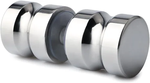 Vista 8 de Alise Manija de puerta de vidrio para ducha, perilla de puertas correderas de ducha, piezas de repuesto redondas de hardware de tracción trasera a