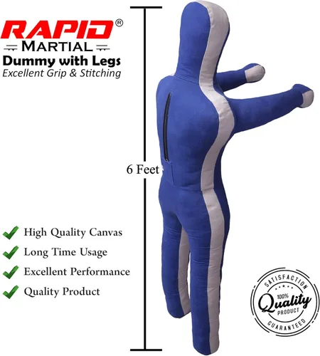 Vista 2 de MMA Doctor Bane MMA Grappling Submission Dummy Wrestling BJJ Judo Karate Saco de boxeo - SIN FILLED-6 Pies..