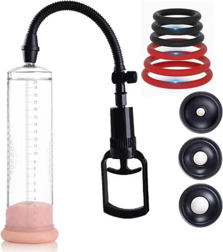 Bomba de crecimiento para hombres Bomba de vacío Penisen Herramienta de Ampliación Masculina con Fuerte Succión Bomba de Ampliación Masculina