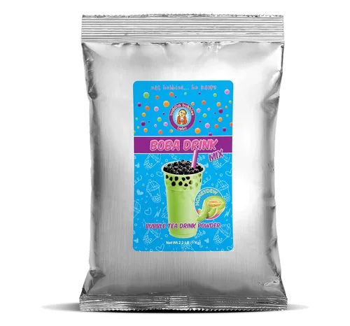 Vista 11 de Buddha Bubbles Boba - Mezcla de mezcla de bebida en polvo de mezcla de té Boba/Bubble Tea Cream de fresa, 1 kilo (2.2 libras) (3.53 onzas)