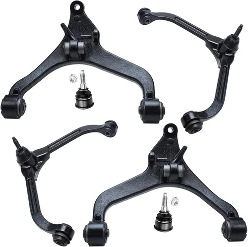 Vista 114 de Detroit Axle - Kit de brazos de control de extremo delantero RWD para Dodge Charger Challenger Chrysler 300, 2 brazos de control delantero
