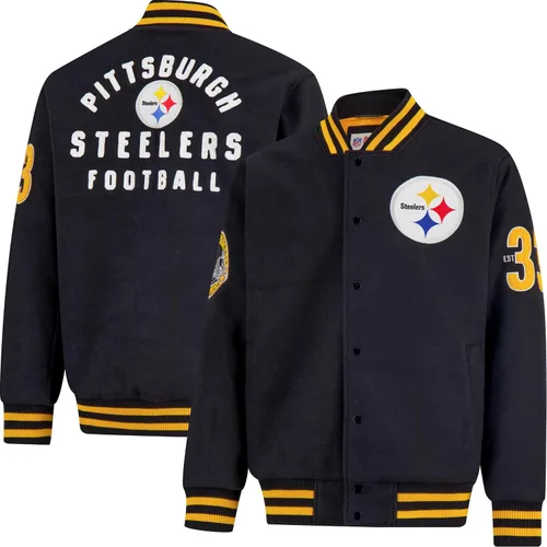 Vista 11 de Ultra Game NFL mens Nfl Official Classic Varsity Coaches Jacket Coat