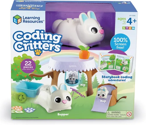 Vista 9 de Learning Resources Coding Critters Bopper - 22 piezas, edades 4+, juguete de codificación temprana sin pantalla para niños, mascota de codificación