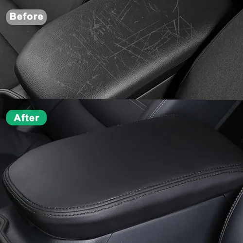 Vista 5 de HORRY Funda para reposabrazos de consola central adecuada para Toyota RAV4 2019-2023, RAV4 Hybrid 2020-2023, RAV4 Prime 2021-2023 de cuero