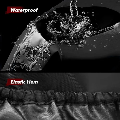 Vista 4 de TOHONFOO Funda de auto de juguete para niños, 52 x 26 x 22 pulgadas, resistente al agua, para exteriores, cubierta de protección para ruedas