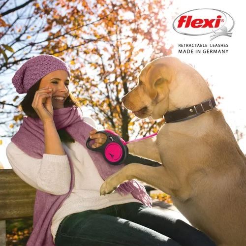 Vista 2 de Flexi Cinta Neón Rosa Pequeña 16.4 ft