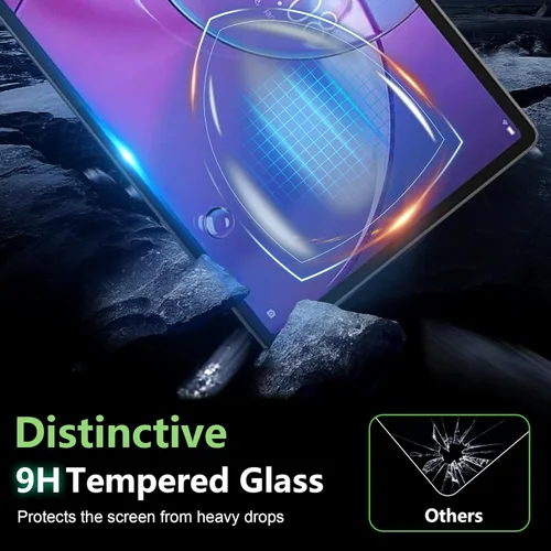 Vista 6 de Protector de pantalla para Lenovo Tab idea Pro Gen 2 (2026) de 13 pulgadas, dureza 9H, antiarañazos, vidrio templado, compatible con fundas