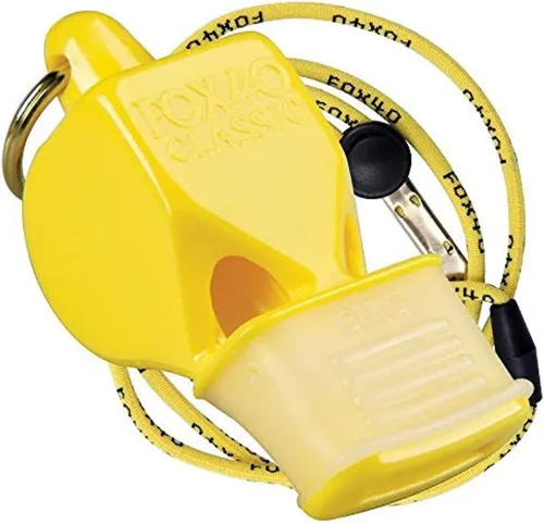 Silbato oficial Fox 40 Classic con cordón desmontable