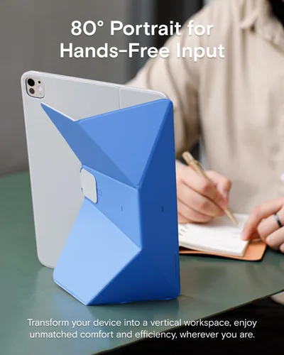 Vista 6 de MOFT Soporte dinámico para tablet compatible con iPad mini A17 Pro 2024 y iPad mini 6th A15 2021, funda magnética delgada para tablet con más de 20